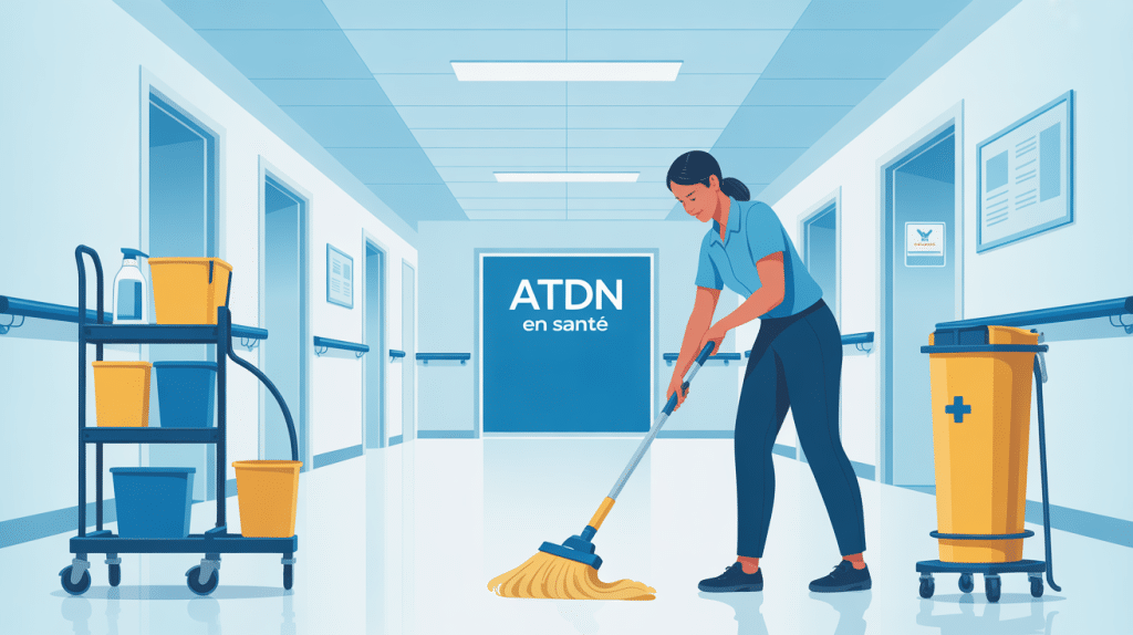 Illustration ATDN santé en environnement hospitalier moderne