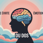 Carte émotionnelle du dos en illustration douce