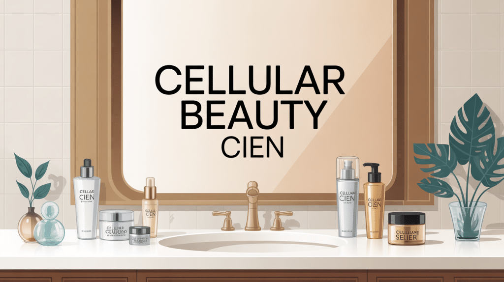 cellular beauty cien avis visuel gamme complète ambiance premium accessible