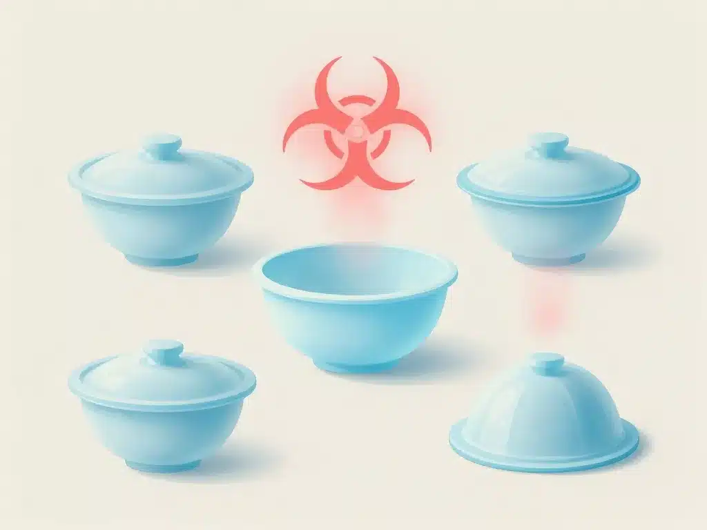 Risques couvercle silicone danger symbolique