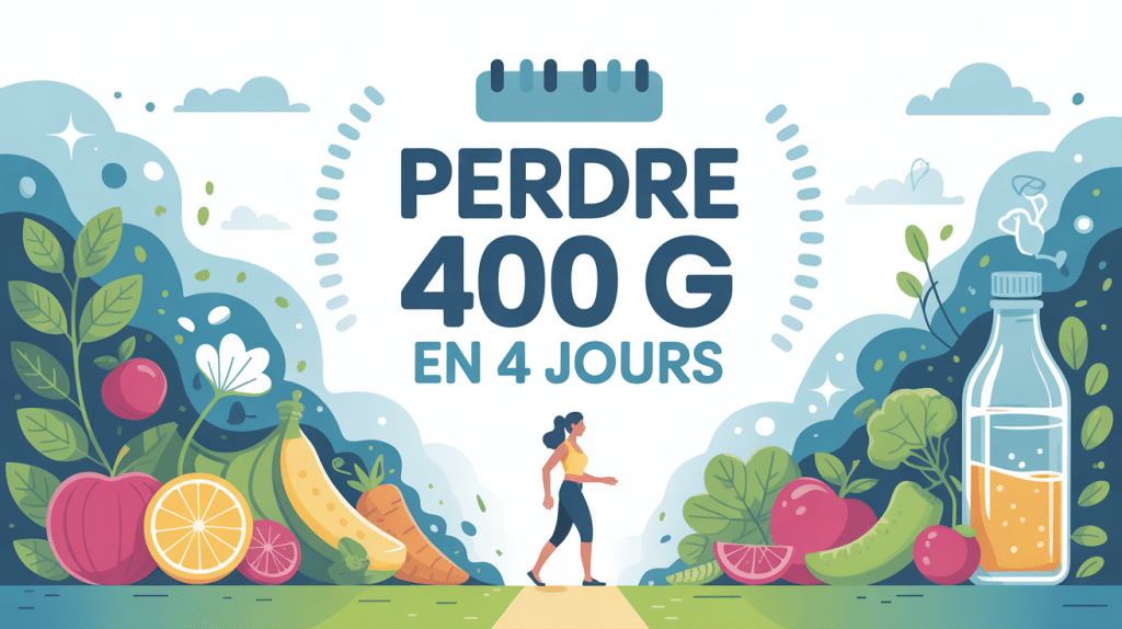 illustration gr 400 en 4 jours perte de poids saine
