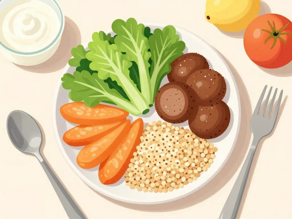 gr 400 en 4 jours assiette repas équilibré