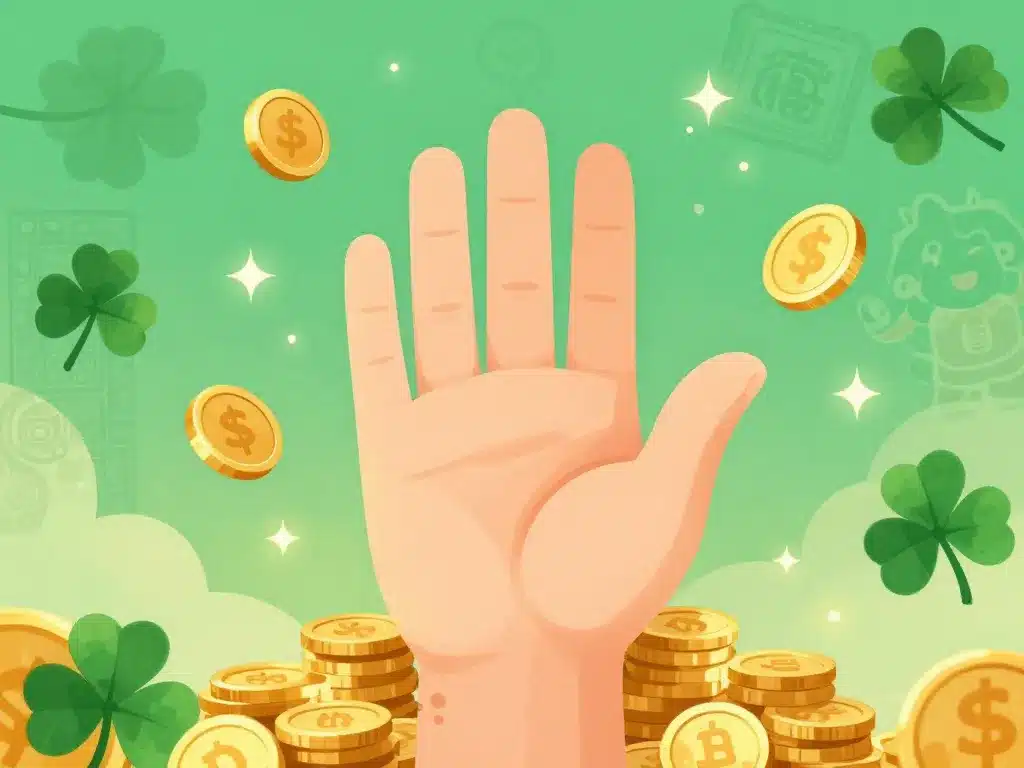 gratter la main droite croyances symboles