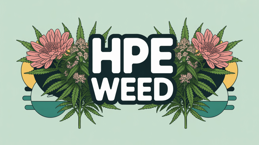 illustration hpe weed variété cannabis légal