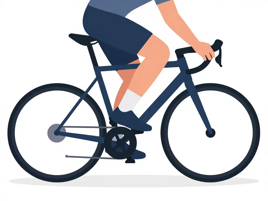 cycliste ajuste selle kyste poplité et velo