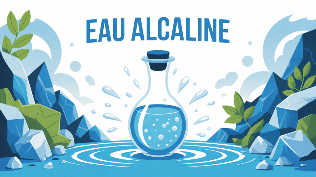les 12 bienfaits de l eau alcaline carafe stylisée et minéraux