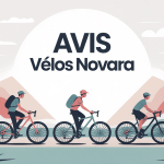novara avis illustration vélos trekking fond neutre