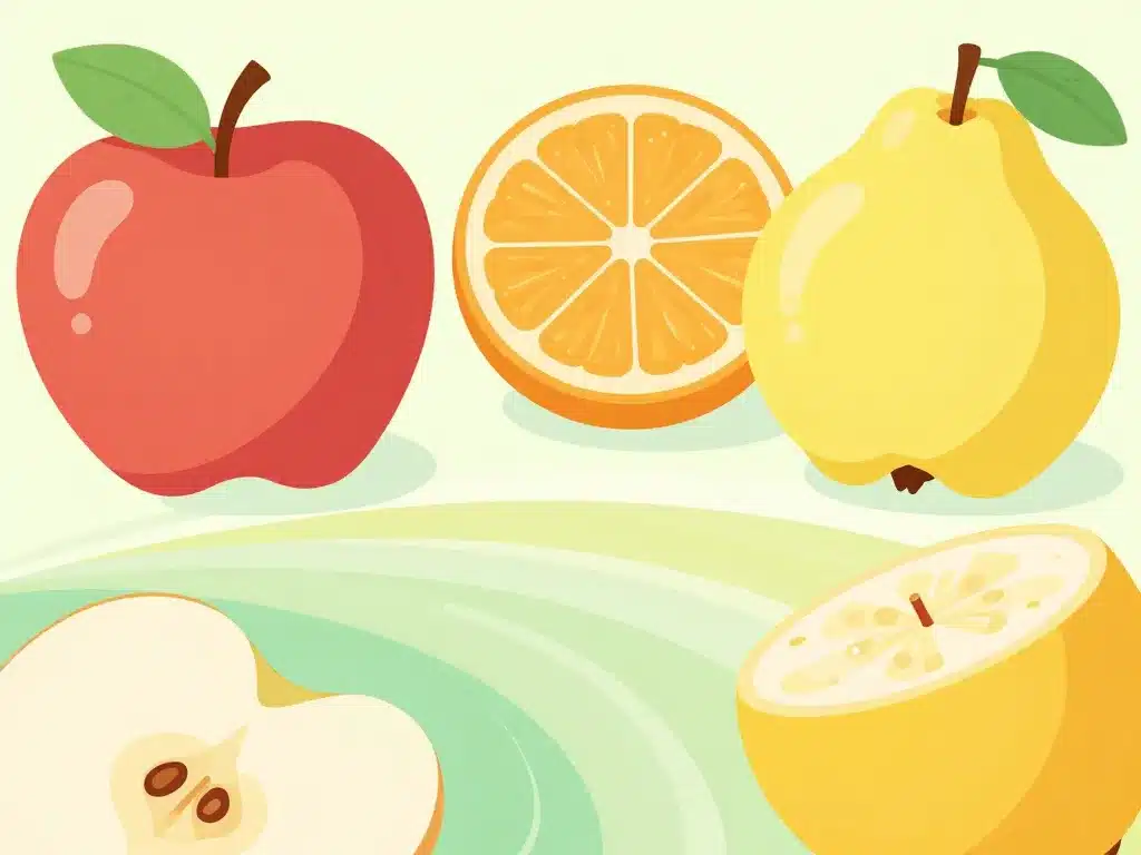 origine e440 halal pectine fruits illustration