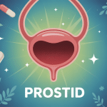 Illustration Prostid traitement prostate schématique