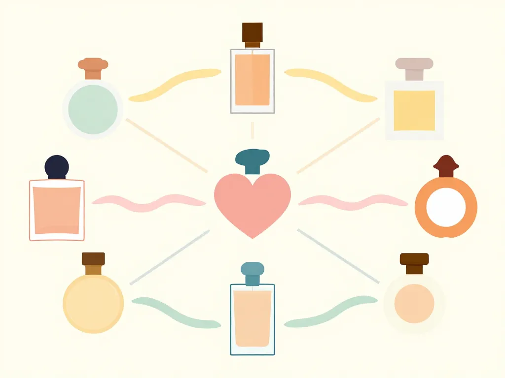 tableau de concordance parfum la maison des essences explication visuelle