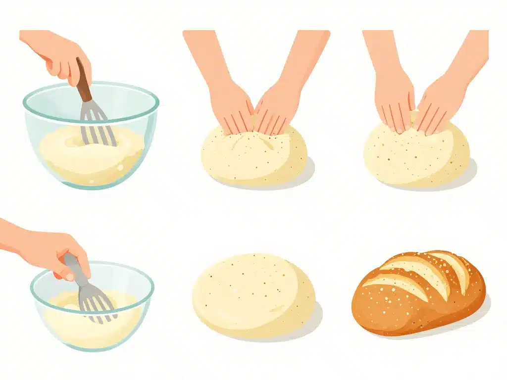 étapes brioche sans sucre préparation maison