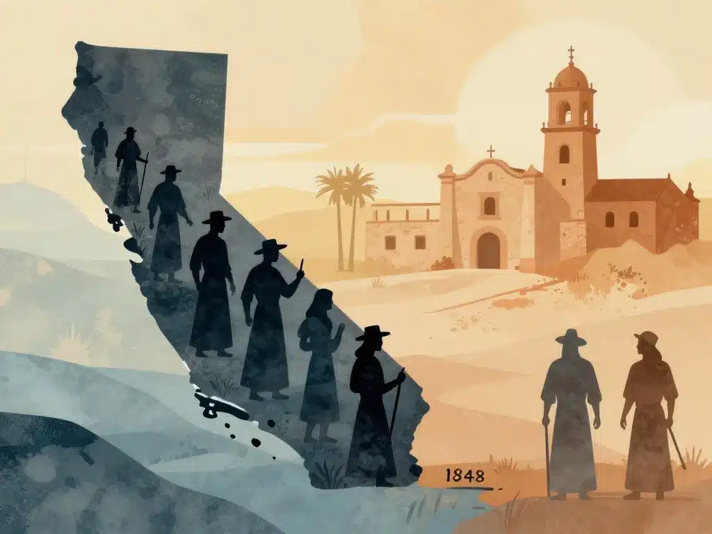 californie mexicaine illustration missions espagnoles historique
