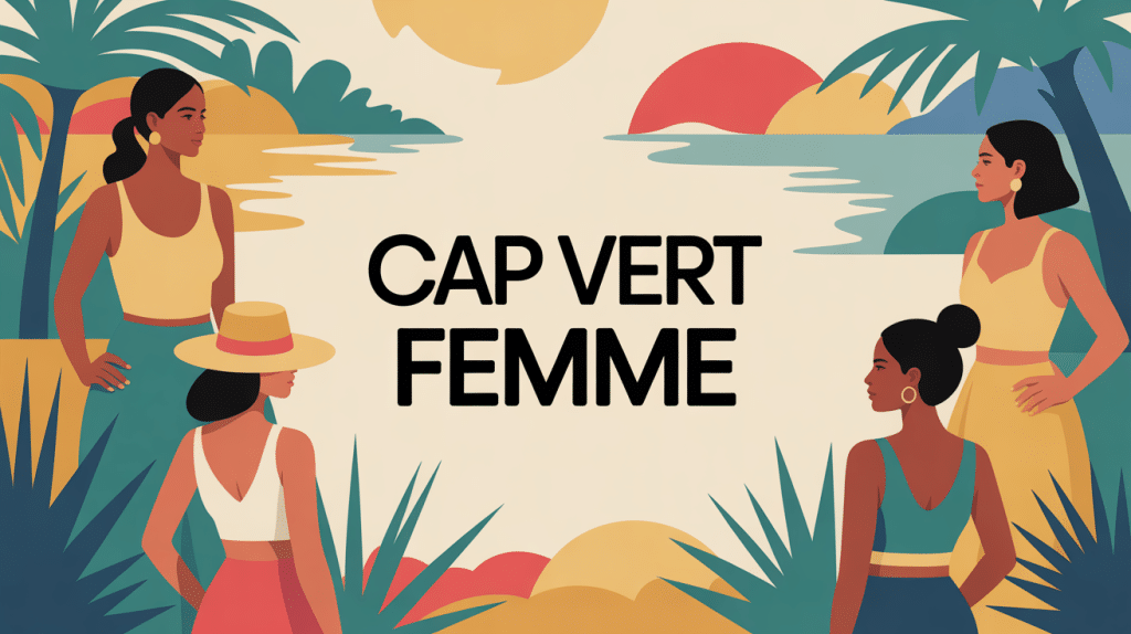 illustration centrale cap vert femme culture silhouettes femmes