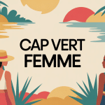 illustration centrale cap vert femme culture silhouettes femmes