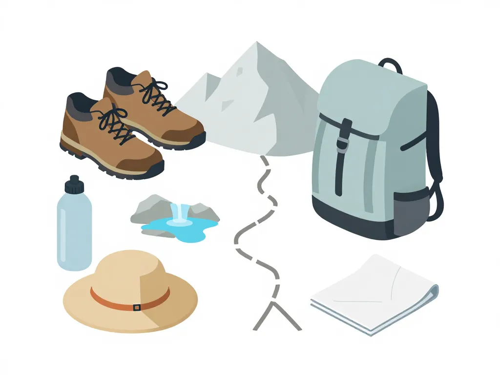 Équipement sécurité Cascate di Radule randonnée