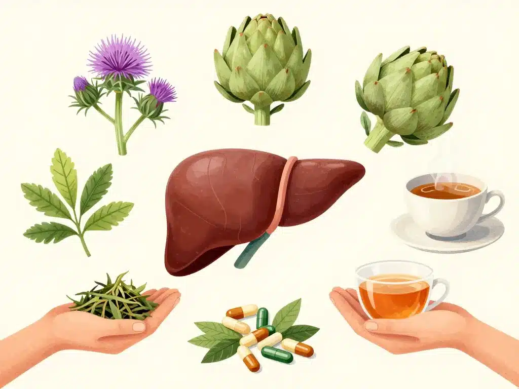 Détoxifiant pour le foie choix des plantes et compléments