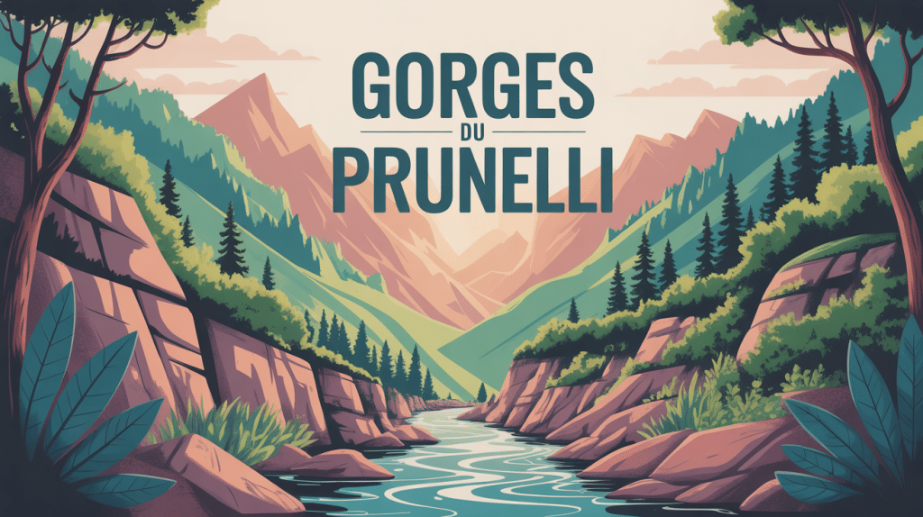 illustration des gorges du Prunelli