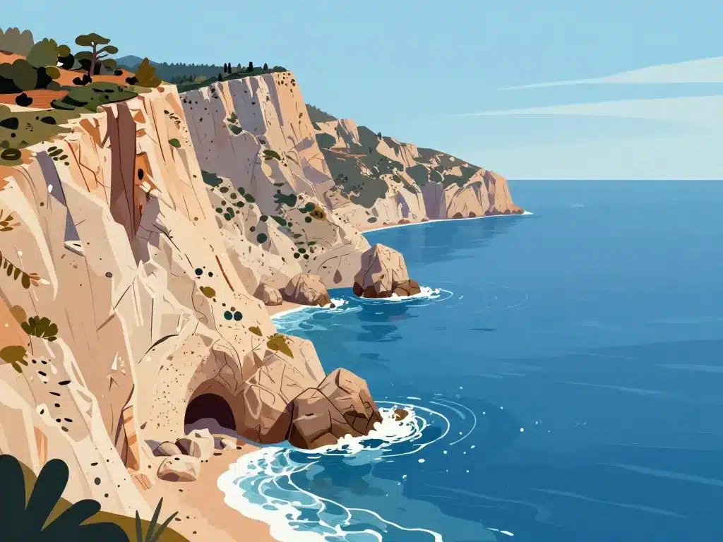 malte paysage falaises mer panoramas côtiers