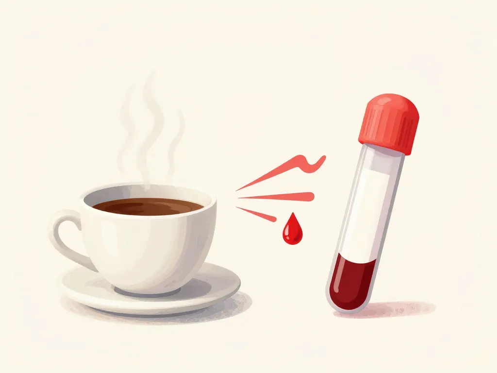 symbolique cafe prise de sang a jeun cafe sans sucre