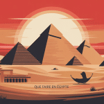 Que faire en Égypte illustration symbolique panoramique