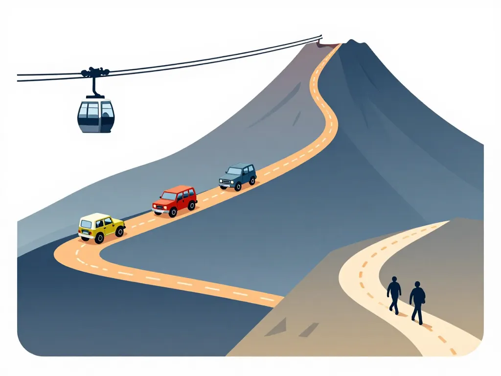 téléphérique etna téléphérique 4x4 randonnée