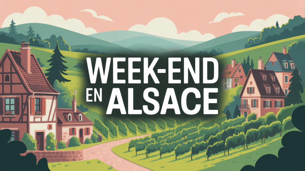 week end alsace illustration typique villages vins