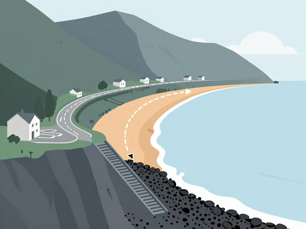 accès conceptuel plage de nonza corse parking et descente