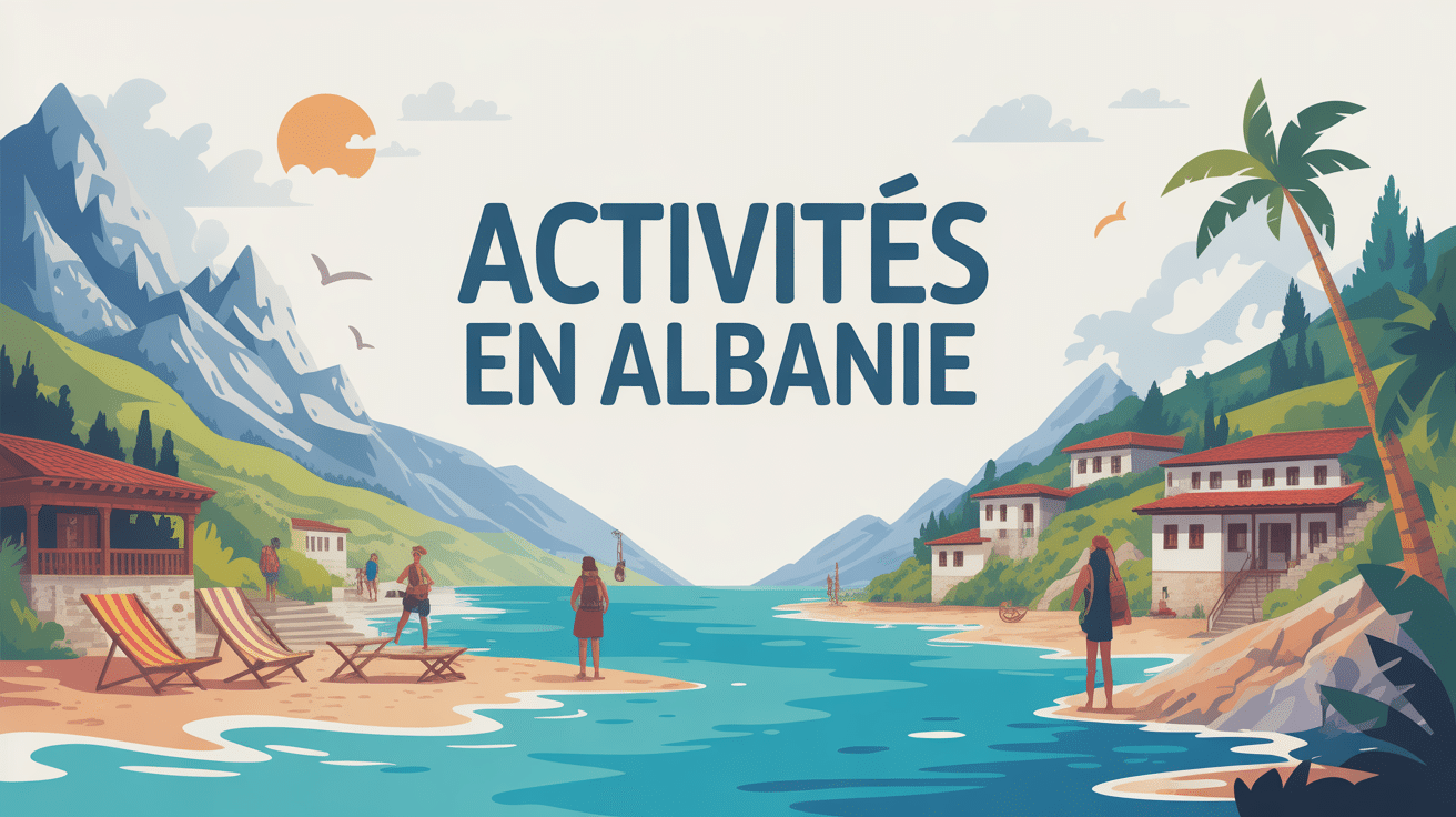 activités à faire en albanie illustration diversifiée