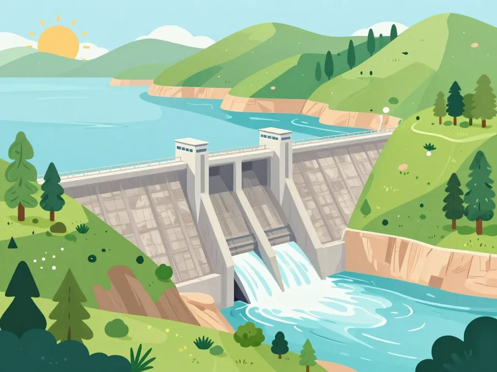 barrage de l aigle vue environnementale panoramique