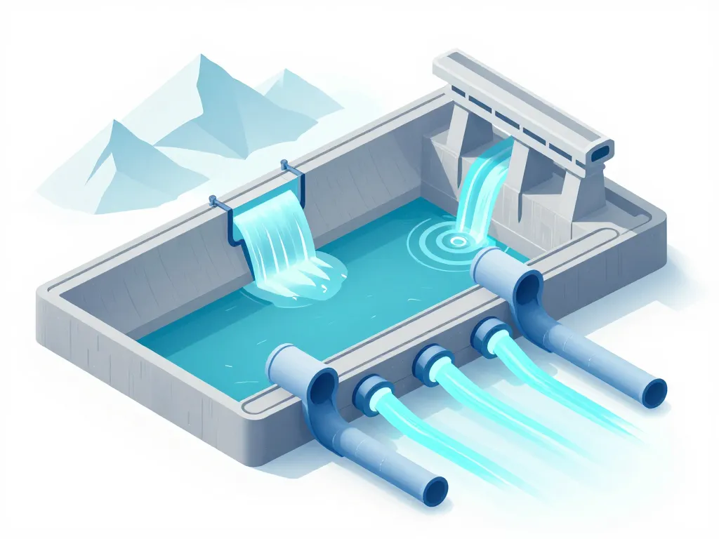 schéma du barrage de la grande dixence hydroélectricité