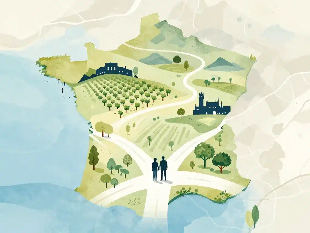 Carte inspiration week end en amoureux dans le sud ouest