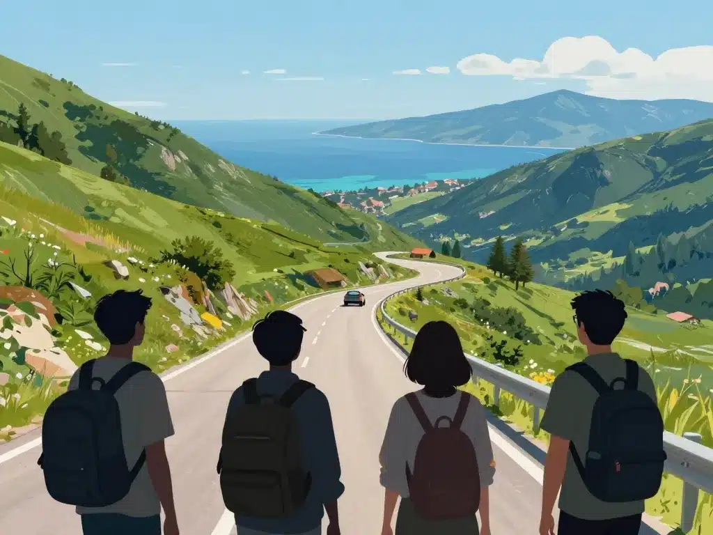 Scène road trip comment se rendre a ksamil depuis tirana europe