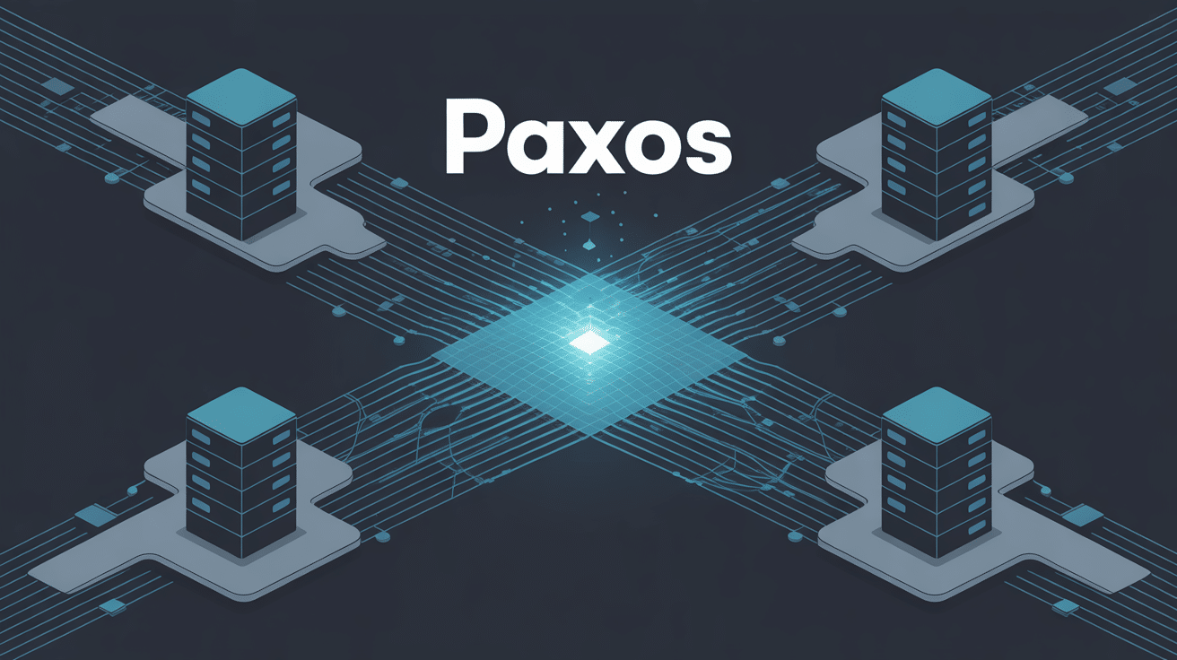 illustration vectorielle paxos consensus distribué systèmes distribués