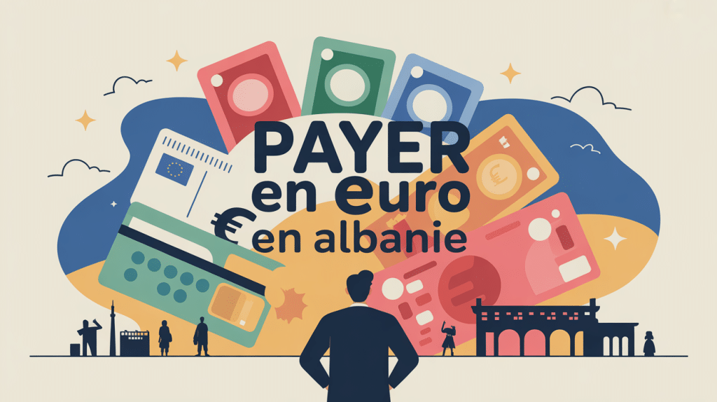 peut on payer en euro en albanie illustration billet lek carte bancaire
