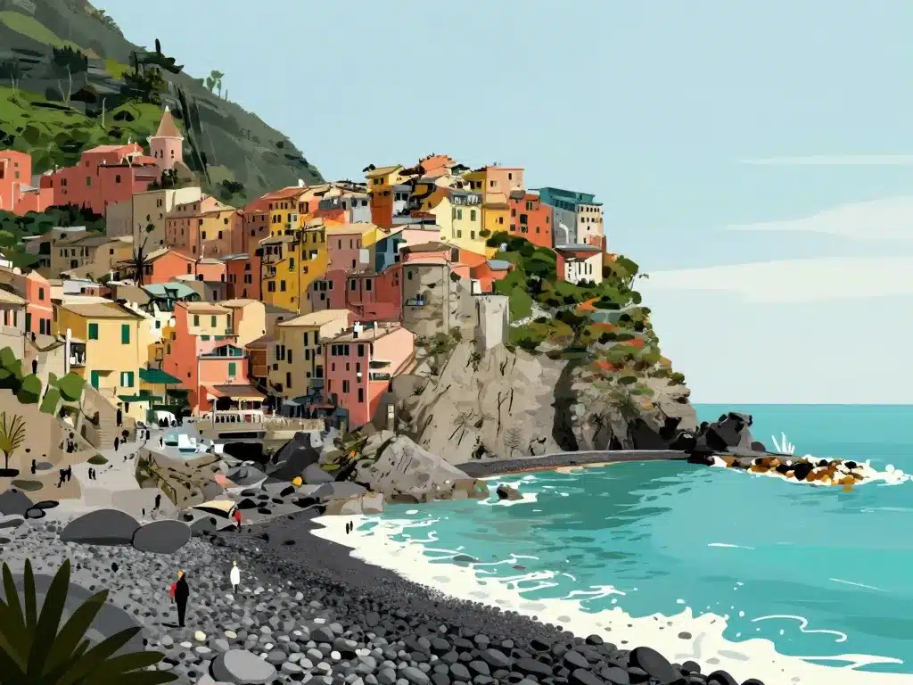 vue unique plage de nonza corse village tour génoise