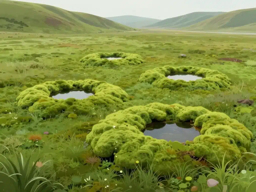 Pozzi corse mares rondes végétation