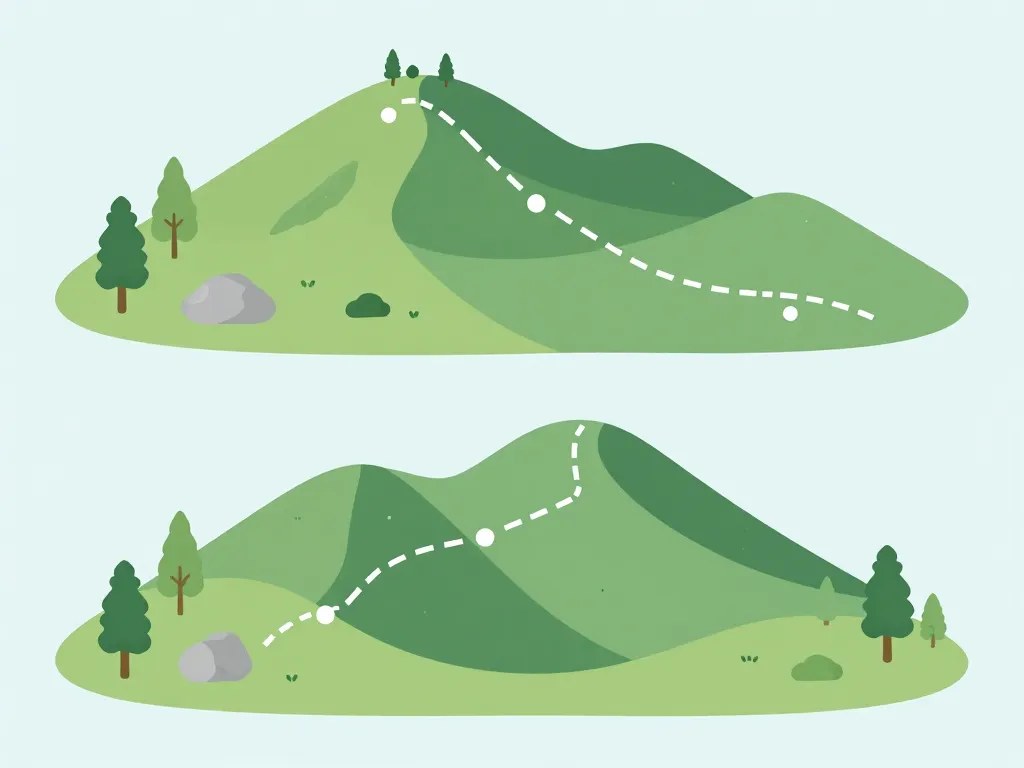Carte randonnée pozzi corse plateaux