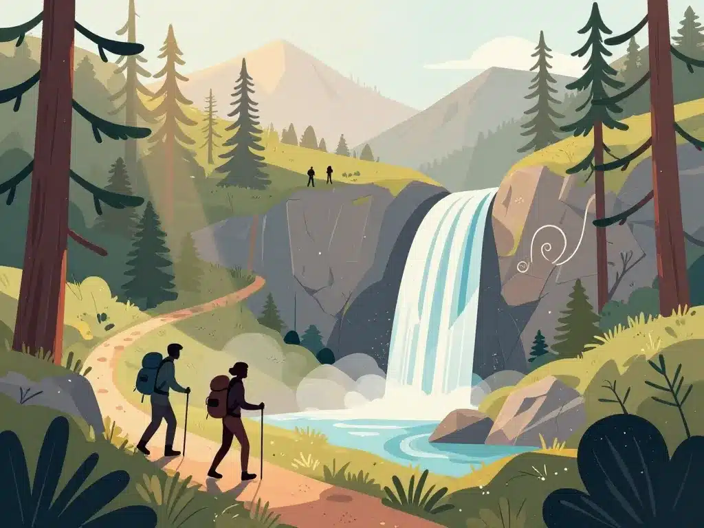 Préparation visite Piscia di Gallu randonneurs