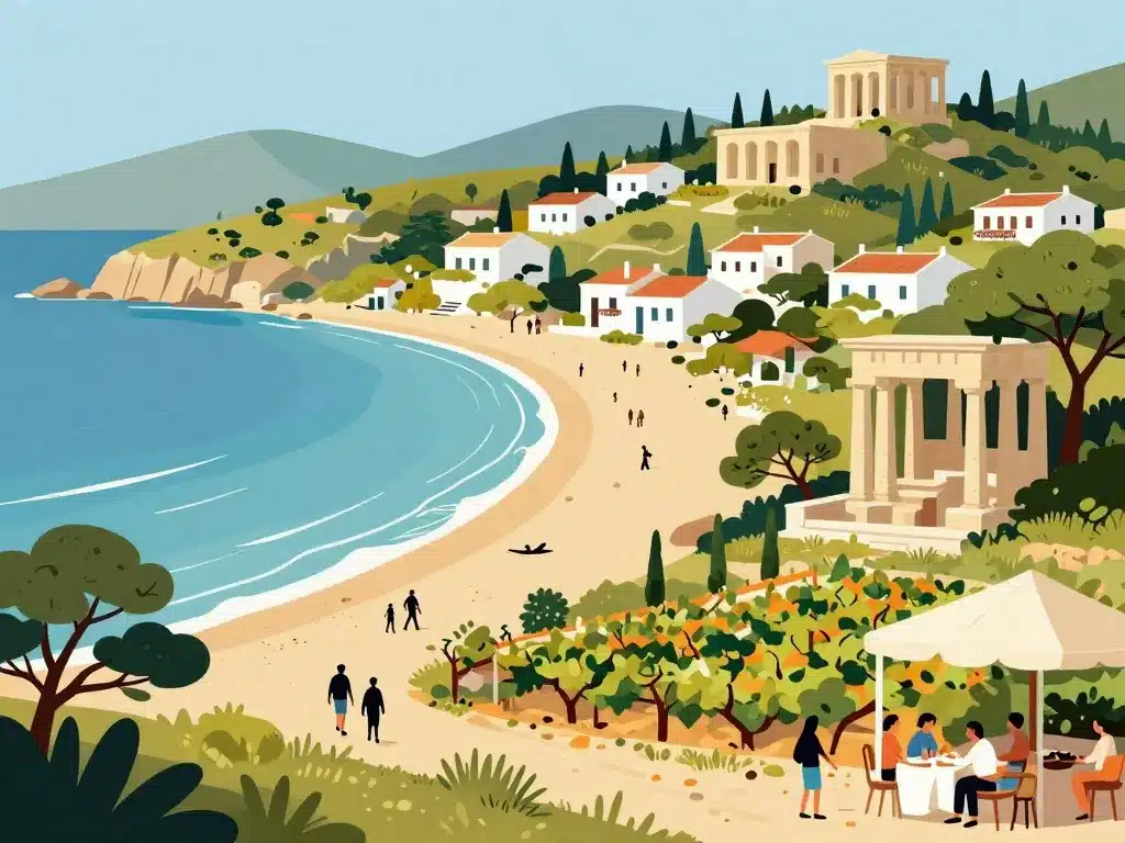 Que faire à Samos Samos Greece illustration plages nature