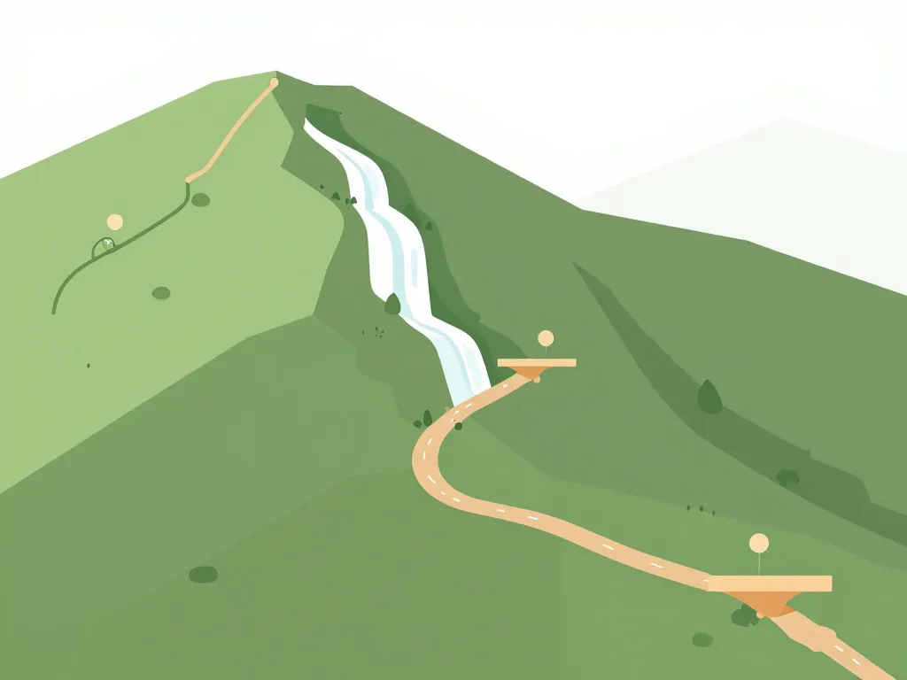 Sentier Piscia di Gallu diagramme randonnée