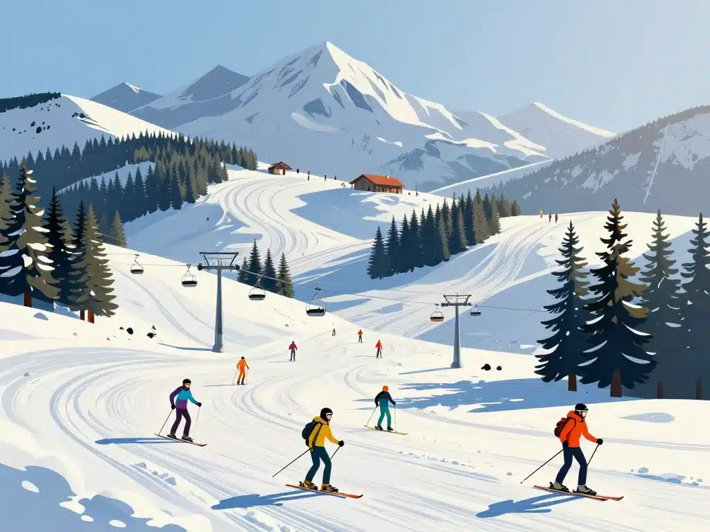 ski en corse stations neige pistes