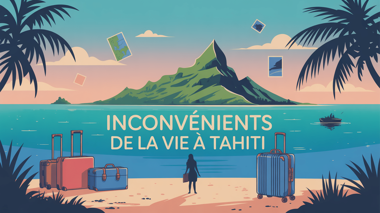 Illustration vivre à Tahiti inconvénients synthèse