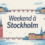 Weekend Stockholm vue générale îles monuments