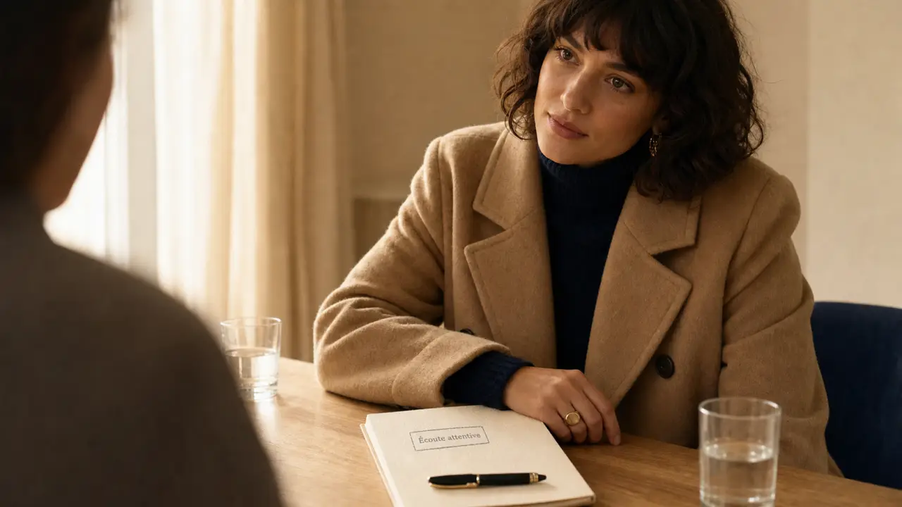 Ecoute attentive : carnet et posture ouverte en conversation
